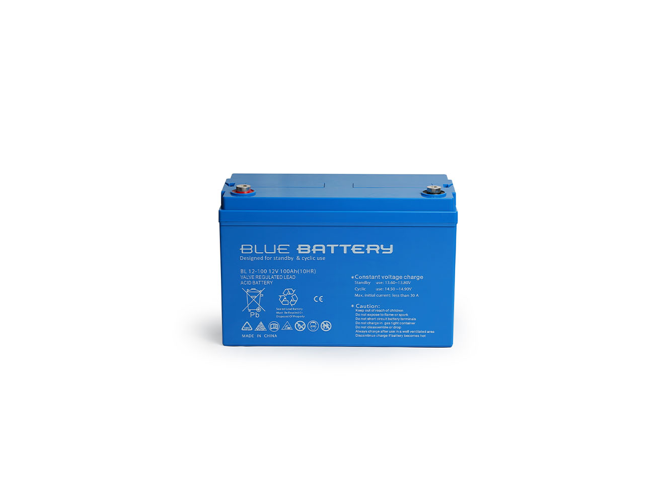 Blue Battery 12 Volt 100 Amper Bakımsız Kuru Akü