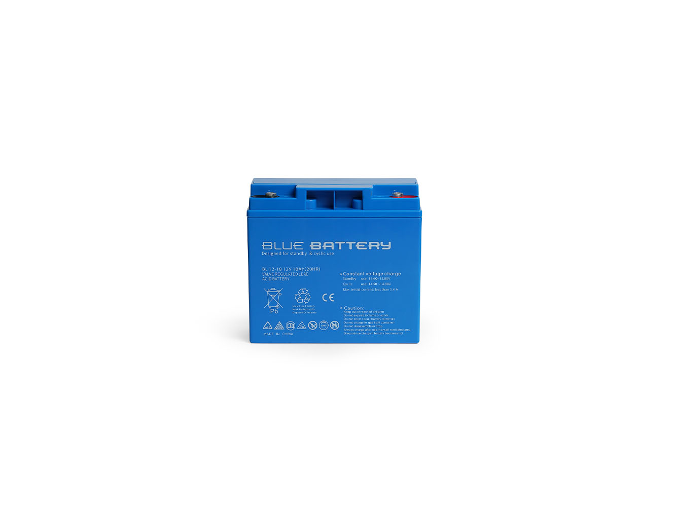 Blue Battery 12 Volt 18 Amper Bakımsız Kuru Akü