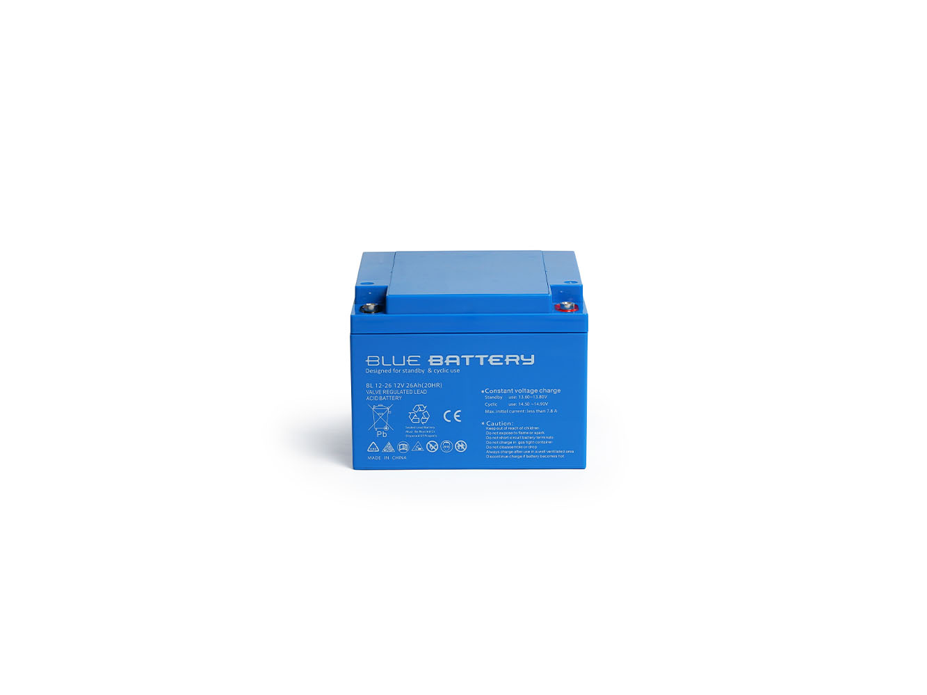 Blue Battery 12 Volt 26 Amper Bakımsız Kuru Akü