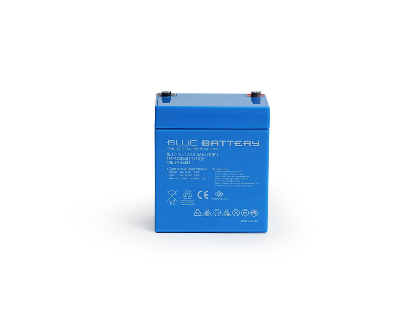 Blue Battery 12 Volt 4.5 Amper Bakımsız Kuru Akü